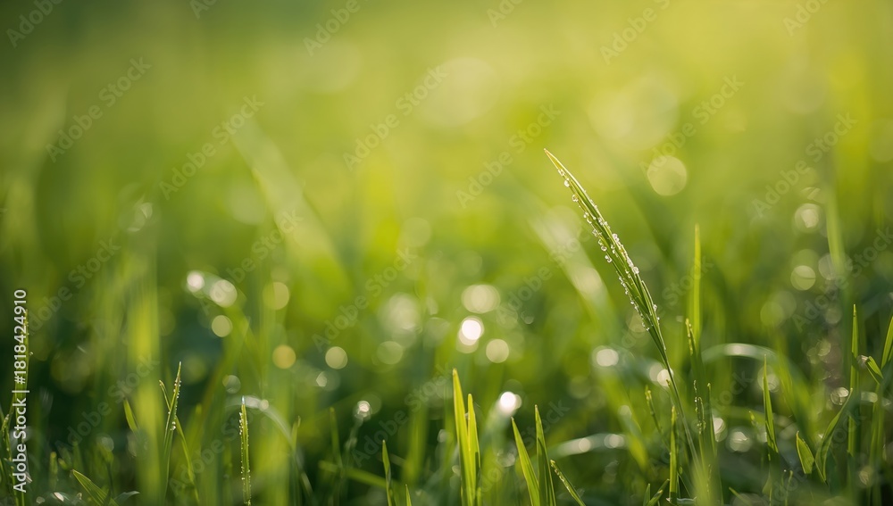Obraz premium Lawns and vegetation for backdrop with tiny foliage, used as a natural background in landscape design