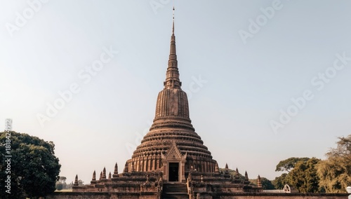 Ancient temple ruins in Tha...