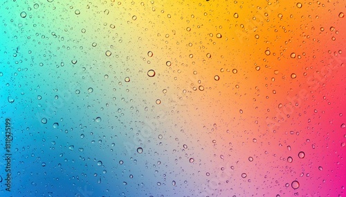 Water droplets on a surface...