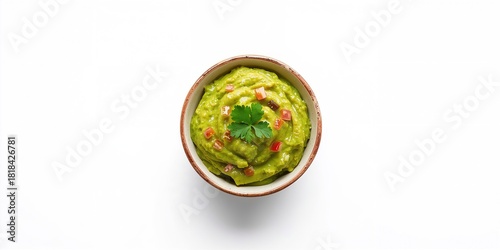 Guacamole sauce in bowl on ...