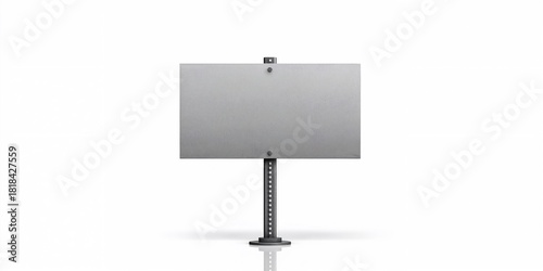 Blank sign isolated on whit...