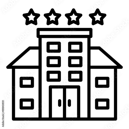 4 Star Hotel Icon