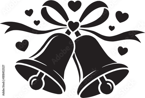 Decorating Tree Icon in Line Style. A linear illustration of a person placing ornaments on a Christmas tree