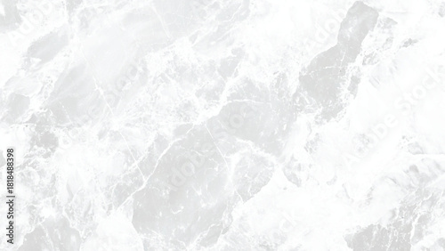 Abstract light gray marble texture with dark veins isolated on white background