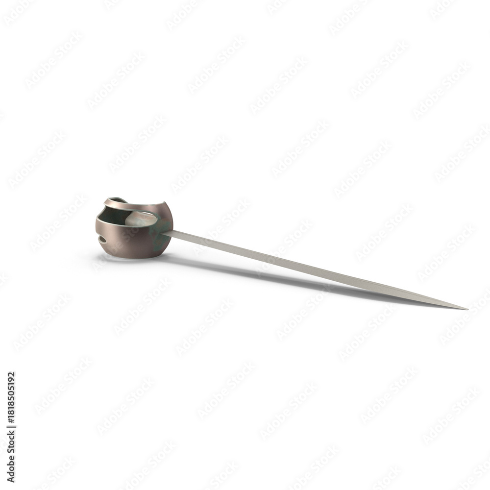 Φωτογραφία Sharp metal cutlass sword with curved blade on transparent background