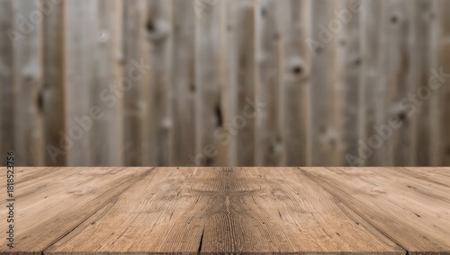 Natural aged wooden desk surface with weathered texture suitable for background use