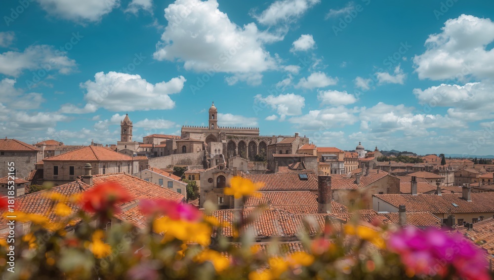 Obraz premium Santiago de Compostela, a historic city with intricate architecture, rich cultural heritage, preservation