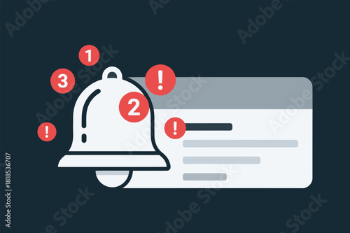 Notification Bell With Unread Alerts