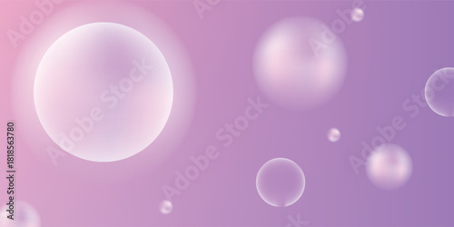 Water drops on gradient background bubble color concept graphic for illustration