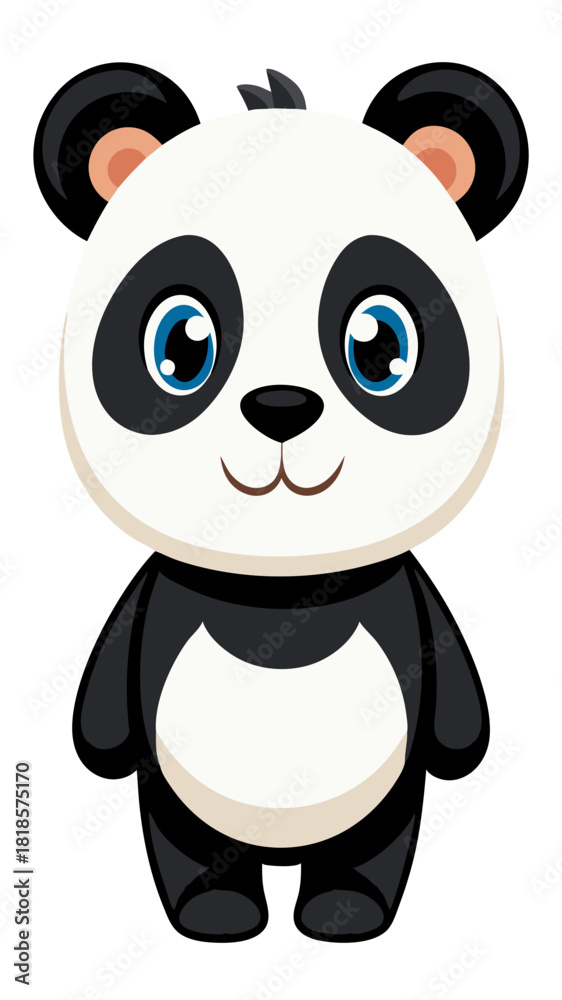 Fototapeta premium panda bear cartoon