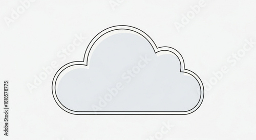 A whimsical line art illustration of a flowing white gown adorned with stars and dots featuring delicate angel wings emerging from the shoulders set against a solid blue background with subtle shadow