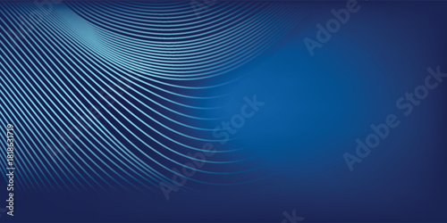 Abstract futuristic dark blue background with light and shadow