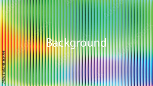 Vibrant abstract background with a colorful gradient and textured vertical line pattern.