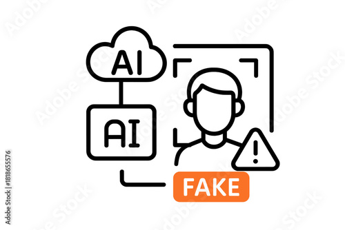 Artificial intelligence deepfake identity fraud warning and digital misinformation