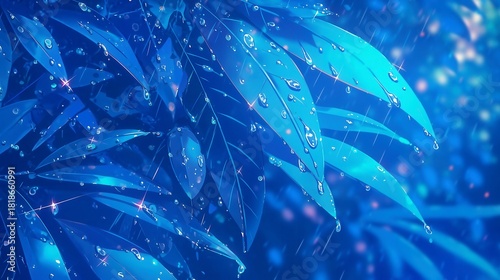 Vibrant underwater scene, diverse fish swimming among lush plants, showcasing ocean life and harmony in aquatic nature.