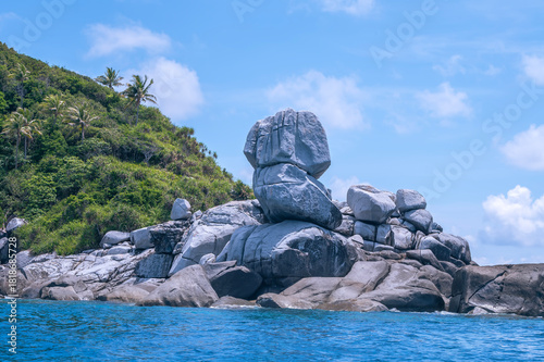 Beautiful tropical beach at Bintan Island, indonesia
