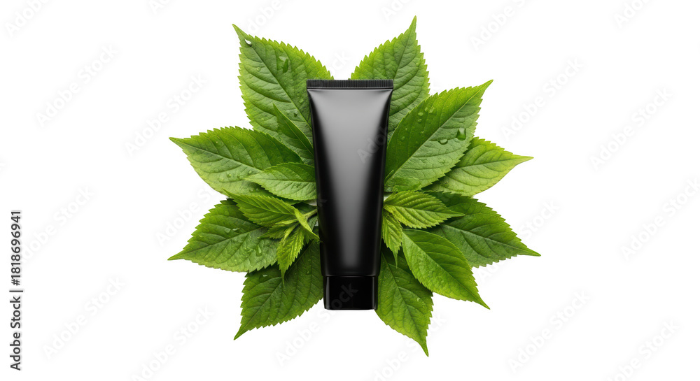Obraz premium Modern stock photo showing cosmetic, tube, black captured in vibrant atmosphere ideal for professional campaigns