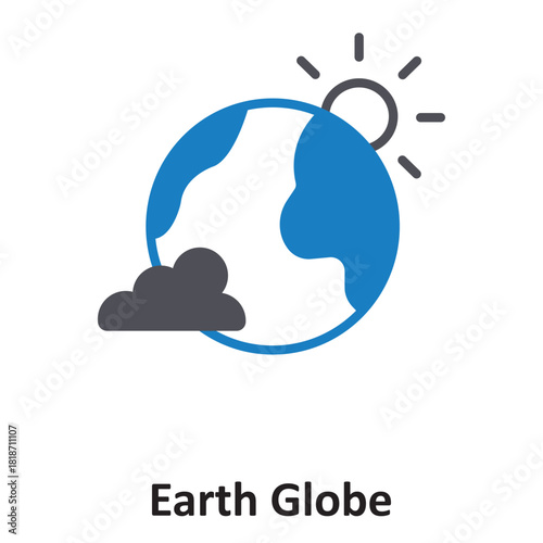  Earth Globe Vector icon which can easily modify or edit