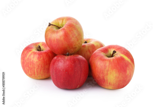 Wallpaper Mural Many fresh ripe apples isolated on white Torontodigital.ca