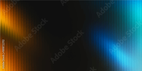 Abstract, colorful background vector illustration depicting dark blue light motion and wave pattern with a digital texture and glow