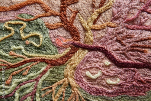 Neural Tapestry: Create a tapestry where neurotransmitters are woven into the intricate fabric of neural connections within the reproductive system.