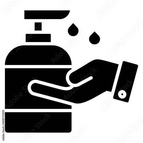 Liquid Soap Virus Prevention Icon
