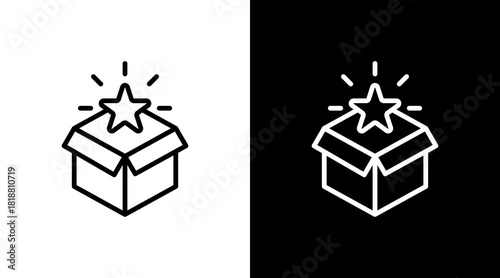 New Arrival  White Icon Set Design