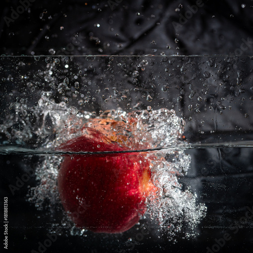 Last week at my local photography club was a practical night which found use taking pictures of various objects being thrown into a fish tank full of water.   This was one of the shots that I took whi