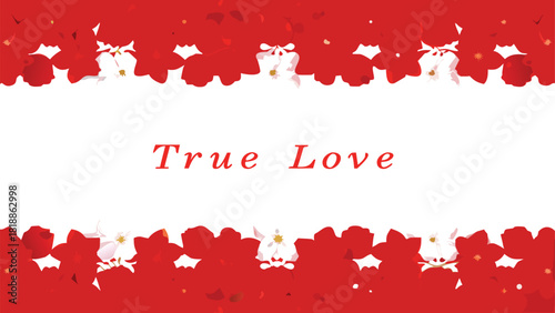 Vibrant crimson floral pattern with tall elegant blooms perfect for decorative backgrounds and textile designs featuring a rich color palette and intricate details