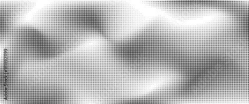 Design Dotted modern halftone gradient texture. Vanishing polka dot background. Repeating dots gradation simple abstract design