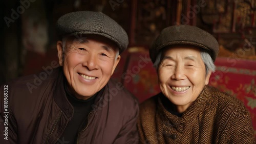 Grandpa and Grandma: Smiling Together [4K]