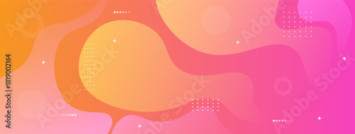 Soft orange and pink abstract background with flowing organic wave pattern.