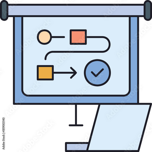 Office Workflow Sticker