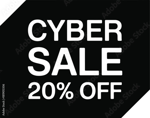 Cyber monday sale twenty percent off deals discounts savings promotional offers limited time