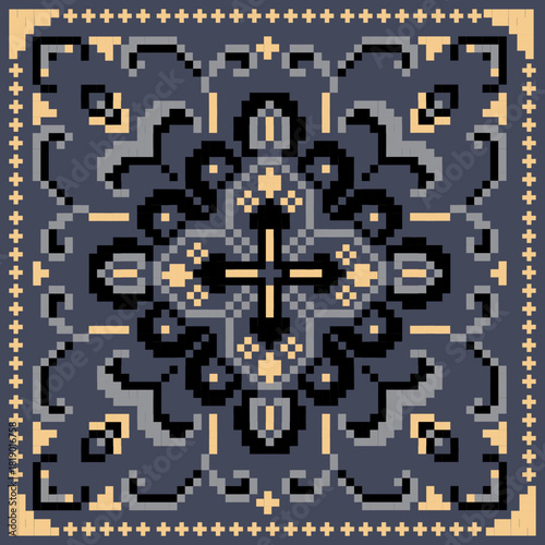 Geometric patterns designed for decorating ceramics, tiles, pillowcases, fabrics and clothing.