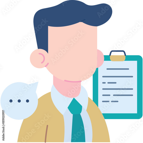Law Advisor Illustration