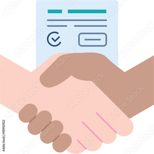 Law Agreement Illustration