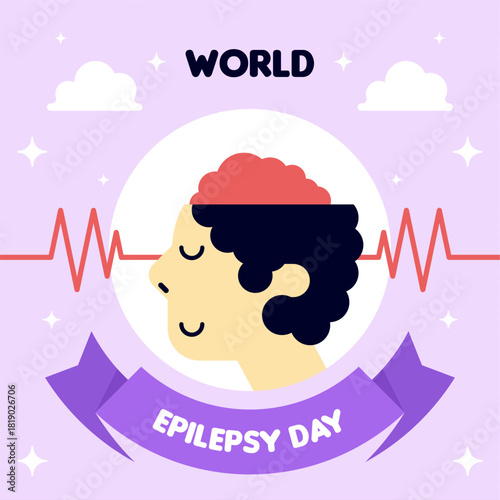 World Epilepsy Day Awareness Illustration