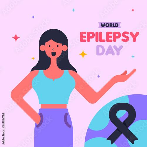 World Epilepsy Day Awareness Illustration