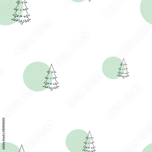 Unique vector overlay featuring festive fir trees and green confetti on a transparent canvas, ready for custom holiday layering effects in graphic design projects.