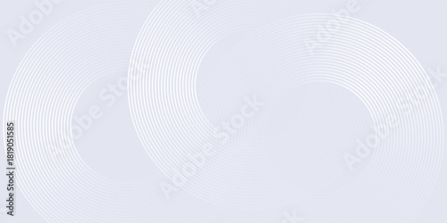 Simple lines grey background with dynamic circle lines abstract simple design nice