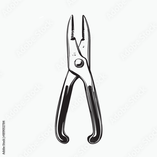 pliers isolated on white background