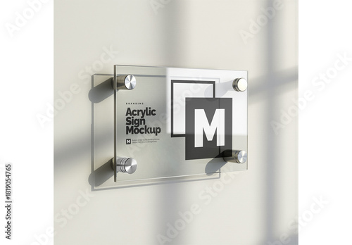 Acrylic Sign Mockup