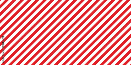 Red stripes on white background. Striped diagonal pattern Vector illustration of Seamless background Christmas or winter theme Background  lines modern