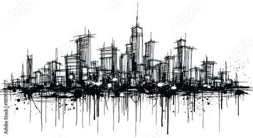 Abstract geometric composition with vibrant color blocks and clean lines suitable for modern design projects and digital art