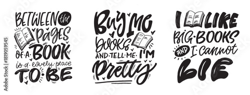 Funny  hand drawn doodle lettering quote about book. Lettering for t-shirt design, mug print, bag print, clothes fashion. 100% hand drawn vector image.