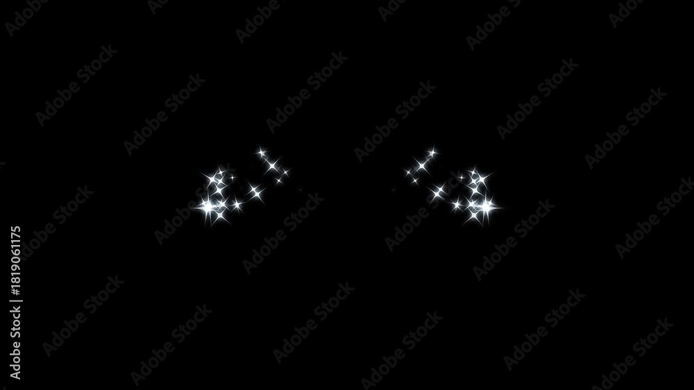 custom made wallpaper toronto digitalGlitter sparkle star line trail with magical fairy dust shimmer animation, glowing starlight particles, twinkling white doodle stars, luxury light effect transition for festive on black screen. 4K