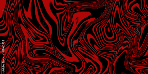 Abstract red marble pattern as illustration background and wallpaper. Liquid marbling paint texture background. Fluid painting abstract texture, Intensive color mix wallpaper.
