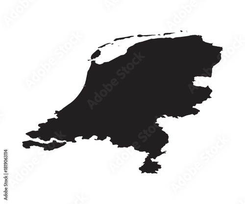 Netherlands map Vector