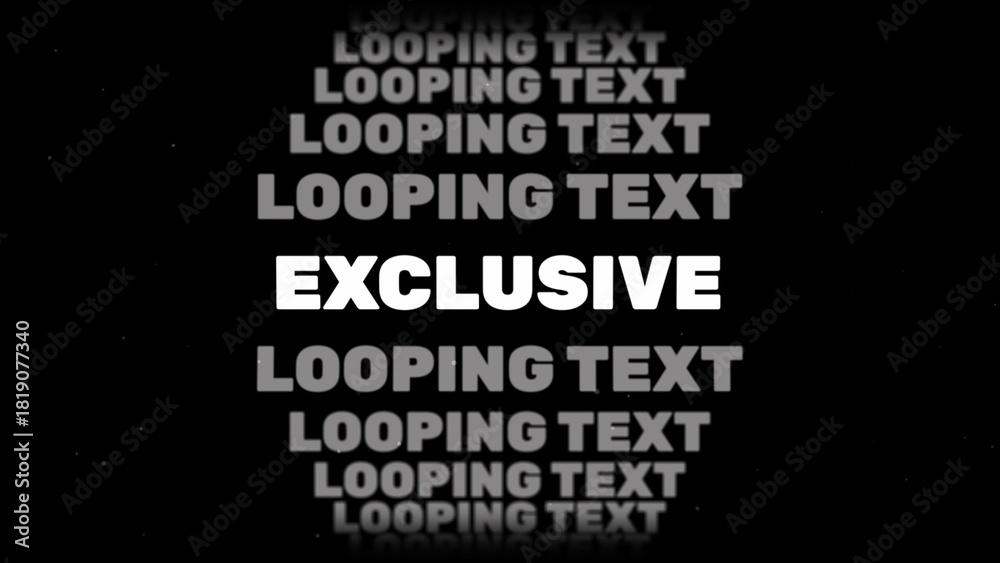 Modern Looping Text Vol 1 Stock Template | Adobe Stock